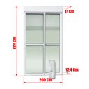Ver imagem 4 de Porta Cor.Integ.Mot.Cont.Rem 2F.Mov.220x200 Elite c/Fech.Aut.V.Lis.Branco Brimak