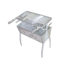 Churrasqueira desmontável 81cm alumínio. - 2