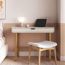 Ver imagem 3 de Conjunto para Escritório Orgânico com Estante e Mesa Aura Artesano