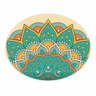 Tapete Emborrachado Oval Mandala - 70x90cm - 2