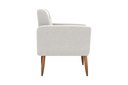 Ver imagem 5 de Kit Poltrona Decorativa Sala + Puff Havana Matrix Bege