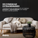 Ver imagem 2 de Kit 4 Painel Ikara de Madeira Ripado e Acústico - 270x32cm