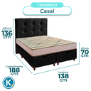 Ver imagem 3 de Kit Cabeceira + Cama Box Bau + Colchão Casal D33 Maxsono Paropas
