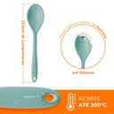 Ver imagem 2 de Colher em Silicone Verde Flex 27,5cm - Brinox