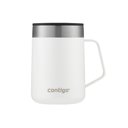 Ver imagem 1 de CANECA TERMICA INOX COM TAMPA CONTIGO 414ML: Branco
