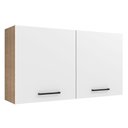 Ver imagem 1 de Armário de Cozinha Aéreo 120 cm 2 Portas Rustic/Branco Agata Madesa