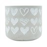 Vaso Decorativo de Concreto Embossed Big Hearts 10cmx11cm Urban - 3