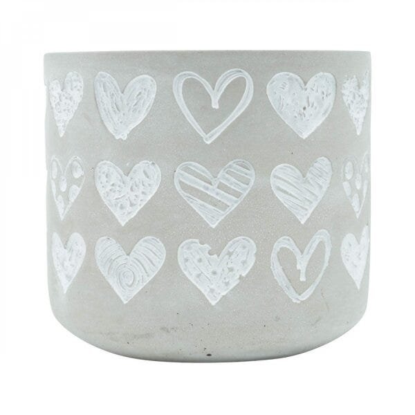 Vaso Decorativo Coração 12cmx14cmx14cm Urban - 3