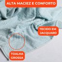 Ver imagem 4 de Jogo de Toalhas de Banho 100% Algodão 5 Peças Completo Max Sonhare Sultan Fendi e Menta