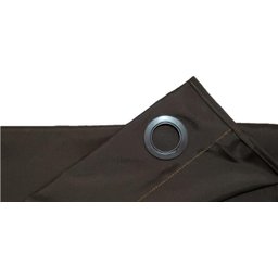Cortina Tecido Oxford Marrom 300X230 Sala/Quarto Fabritex Enxovais - 2