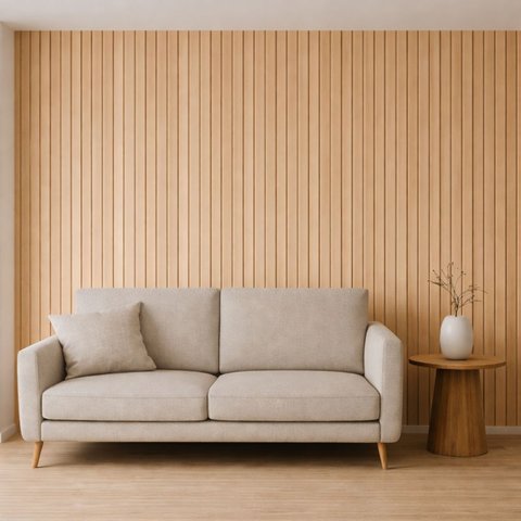 Painel Ripado Placa de Revenstimento Parede 1m² Mdf