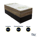 Ver imagem 3 de Cama Box Baú Solteiro Preto e Colchão Gold Ultragel Molas Ensacadas Ortobom