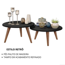 Ver imagem 2 de Kit Mesinhas de Centro Modernas para Sala Ísis - Preto