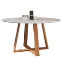 Ver imagem 1 de Mesa de Jantar Paris Redonda 110cm Laca Branca