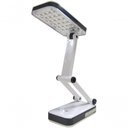 Ver imagem 1 de Luminaria de Mesa Luz de Emergencia Dobravel Articulavel para Escritorio Leitura C/ 24 Leds Zz