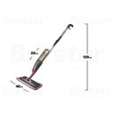 Ver imagem 7 de Mop Spray Giratório Limpeza Vassoura Flash Mágica Rodo Esfregão Flat Refil Lavável Borrifa Limpa