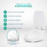 Assento Sanitário Poliester Soft Close Laguna Preto para Vaso Hervy - 5
