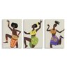 Kit 3 Placas Decorativa Africanas Poses 20x30 - 1