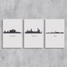 Kit 3 Placas Decorativas Cidades 20x30 - 2