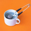 Ver imagem 2 de Infusor De Chá Em Inox Com Cabo Silicone