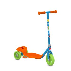 Meu 1º Patinete com Três Rodas para Iniciantes:azul