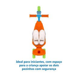 Meu 1º Patinete com Três Rodas para Iniciantes:azul - 3
