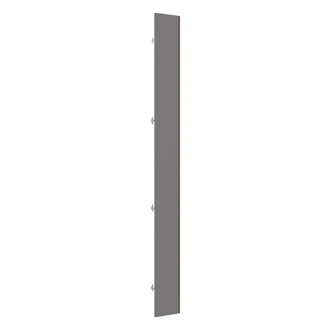 Porta para Closet Individual 25cm com Puxador Perfil Champagne Luciane Móveis