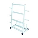 Ver imagem 1 de Suporte Expositor 3 em 1 Anilhas, Halteres e Barras Academia