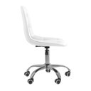 Ver imagem 4 de Cadeira Office Eiffel Botonê Ajustável Base Giratória - Branco + E-book