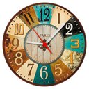 Ver imagem 2 de Relógio de Parede - Rústico - 25x25x2cm