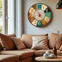 Ver imagem 1 de Relógio de Parede - Rústico - 25x25x2cm