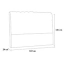 Ver imagem 4 de Cabeceira Casal Queen 160cm Para Cama Box Ana Corino Preto - DS Móveis