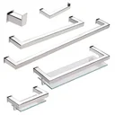 Ver imagem 1 de Kit de Acessórios para Banheiro com 6 Peças em Aço Inox Polido Linha Larissa