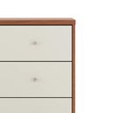 Ver imagem 5 de Cômoda 6 Gavetas Jasper 182 cm - Off White Fosco c/ Canella - Champanhe