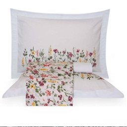 Jogo Lençol Solteiro King Luise - Kacyumara - 1