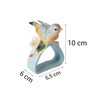 Porta Guardanapo De Porcelana Passarinho 6,5cm x 10cm - 2