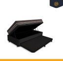 Ver imagem 4 de Box Baú e Aux + Colchão de Molas Anjos Classic Pocket 88 cm
