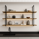 Ver imagem 2 de Prateleira Tripla Estante 30x100cm Tipo Industrial