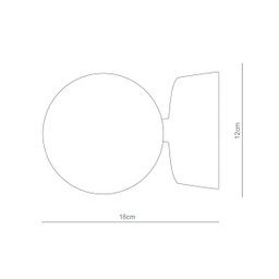 Arandela Plafon Led Alumínio Branco 7w 3000k Ip54 Yamamura - 3