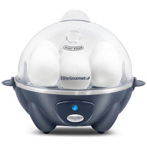 Elite Gourmet Egc314m Cozedor de Ovos Elétrico 7 Ovos Azul Petroleo