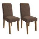 Ver imagem 4 de Conjunto Sala de Jantar Mesa Ana 130cm e 8 Cadeiras com Moldura Taís Cimol