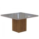 Ver imagem 2 de Conjunto Sala de Jantar Mesa Ana 130cm e 8 Cadeiras com Moldura Taís Cimol
