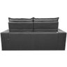 Sofá Retrátil e Reclinável 2,00m Essence Velusoft Cinza Cama Inbox - 6