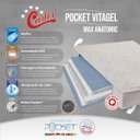 Ver imagem 2 de Colchão Solteirão Castor Solteiro King Na Caixa Vitagel Max Anatomic Pocket® Double Face 100x200x25cm