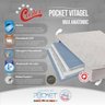 Colchão Queen Castor Na Caixa Vitagel Max Anatomic Pocket® Double Face 158x198x25cm - 2