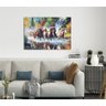 Quadro Decorativo Cavalo Selvagem Em Canvas Artistico05:Colorido/Colorido - 2