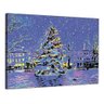 Quadro Decorativo Artistico Arvore Natal Canvas Artistico23:Colorido/Colorido - 1
