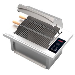 Churrasqueira Elétrica Cooktop Embutir Inox Saro CHED C/ Painel Digital 127V - 1