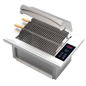 Churrasqueira Elétrica Cooktop Embutir Inox Saro CHED C/ Painel Digital 127V
