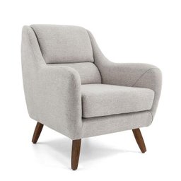 Poltrona Decorativa Gloria - Domi Móveis - Bege - 1